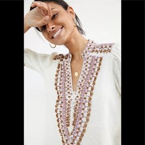 Forever that Girl Embroidered Peasant Blouse